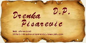Drenka Pisarević vizit kartica